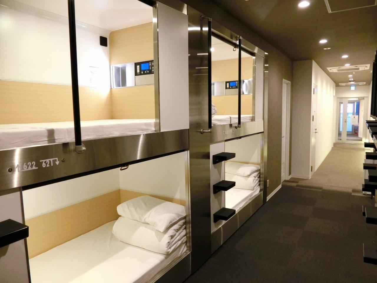 Capsule Hotel Valie Ebisucho Osaka Dış mekan fotoğraf